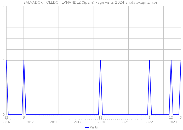 SALVADOR TOLEDO FERNANDEZ (Spain) Page visits 2024 