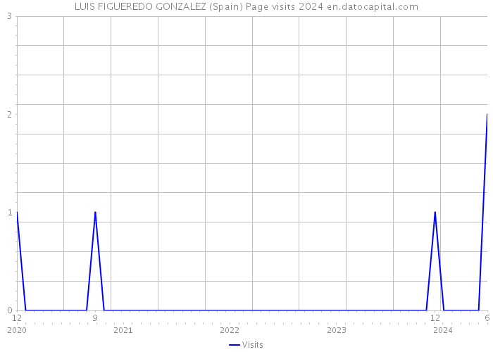 LUIS FIGUEREDO GONZALEZ (Spain) Page visits 2024 