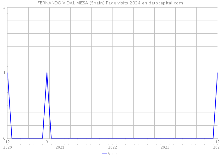 FERNANDO VIDAL MESA (Spain) Page visits 2024 