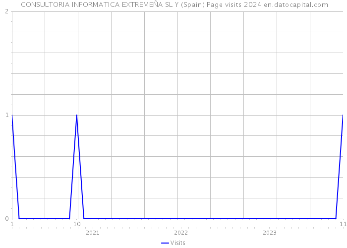  CONSULTORIA INFORMATICA EXTREMEÑA SL Y (Spain) Page visits 2024 