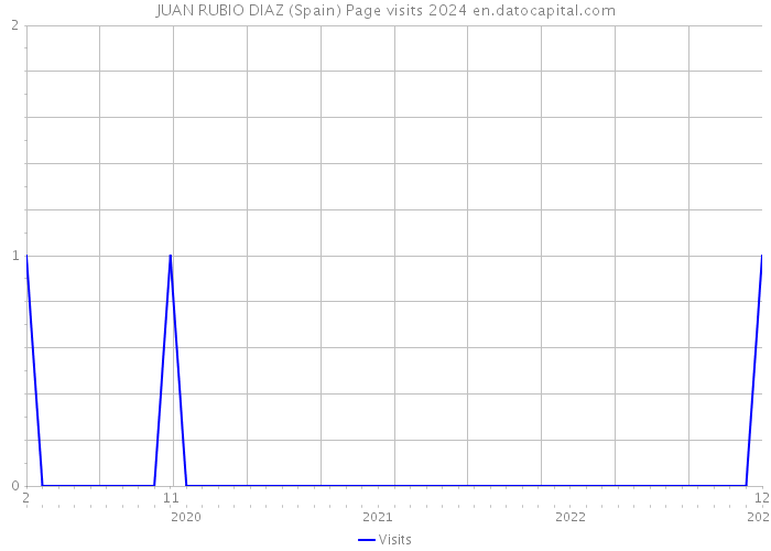 JUAN RUBIO DIAZ (Spain) Page visits 2024 