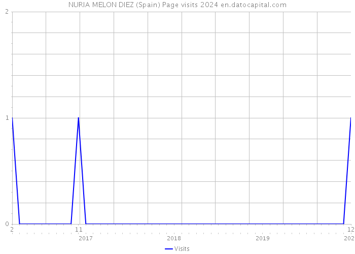 NURIA MELON DIEZ (Spain) Page visits 2024 