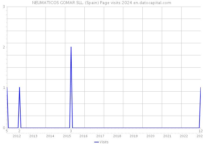 NEUMATICOS GOMAR SLL. (Spain) Page visits 2024 