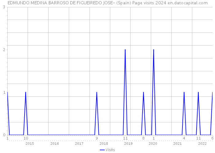 EDMUNDO MEDINA BARROSO DE FIGUEIREDO JOSE- (Spain) Page visits 2024 