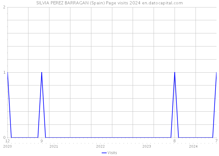 SILVIA PEREZ BARRAGAN (Spain) Page visits 2024 