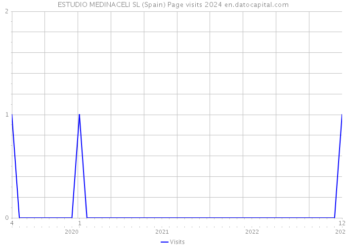 ESTUDIO MEDINACELI SL (Spain) Page visits 2024 