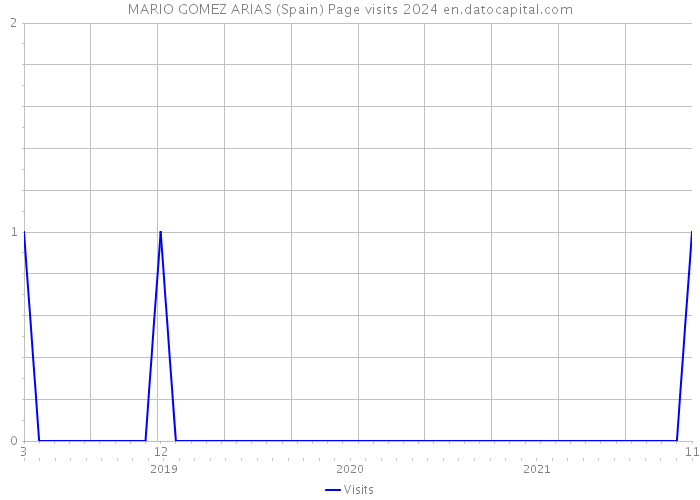 MARIO GOMEZ ARIAS (Spain) Page visits 2024 