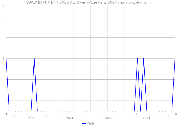 SUPER BARNA LINK 2020 S.L (Spain) Page visits 2024 