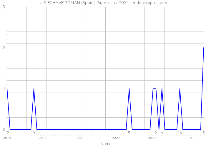 LUIS ECHAVE ROMAN (Spain) Page visits 2024 