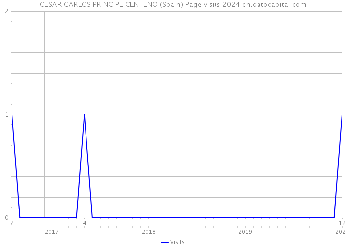 CESAR CARLOS PRINCIPE CENTENO (Spain) Page visits 2024 