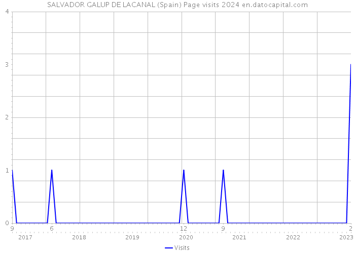 SALVADOR GALUP DE LACANAL (Spain) Page visits 2024 