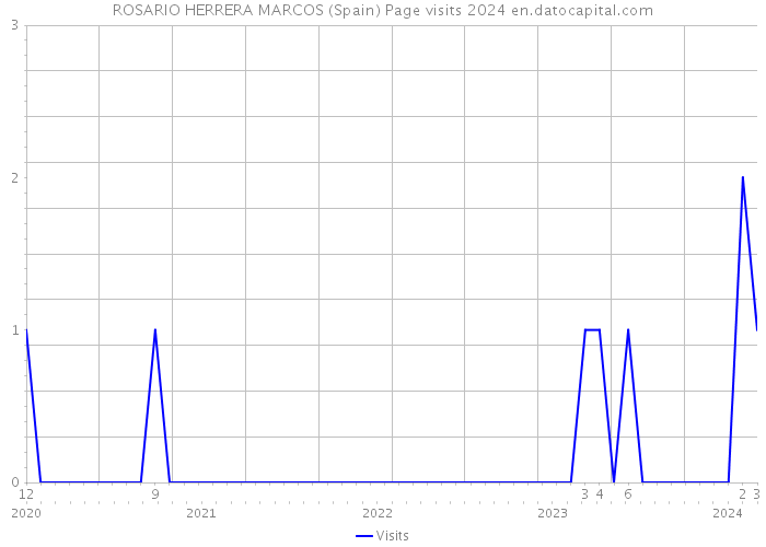 ROSARIO HERRERA MARCOS (Spain) Page visits 2024 