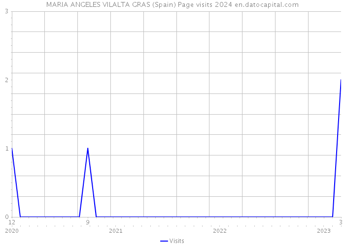 MARIA ANGELES VILALTA GRAS (Spain) Page visits 2024 
