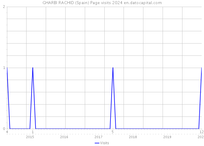 GHARBI RACHID (Spain) Page visits 2024 