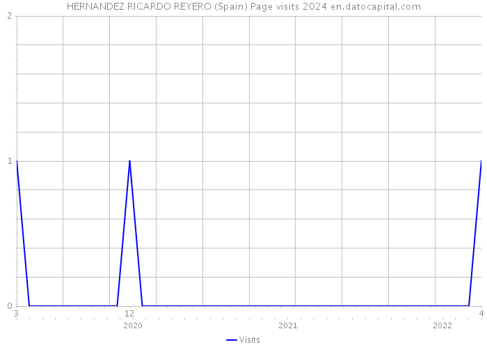 HERNANDEZ RICARDO REYERO (Spain) Page visits 2024 