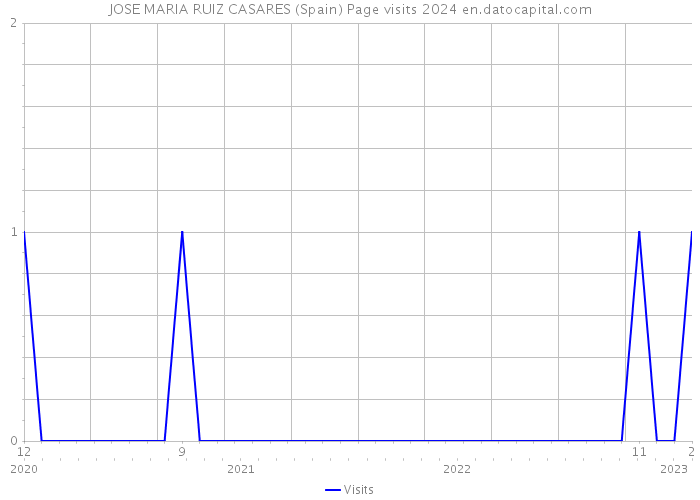JOSE MARIA RUIZ CASARES (Spain) Page visits 2024 