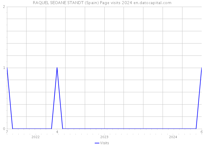 RAQUEL SEOANE STANDT (Spain) Page visits 2024 