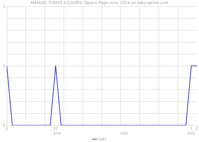 MANUEL TOMAS AGUILERA (Spain) Page visits 2024 