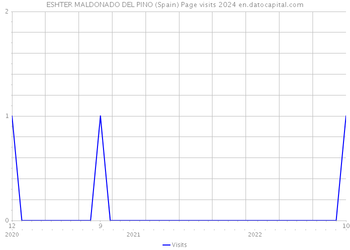 ESHTER MALDONADO DEL PINO (Spain) Page visits 2024 