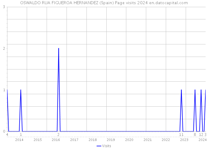 OSWALDO RUA FIGUEROA HERNANDEZ (Spain) Page visits 2024 
