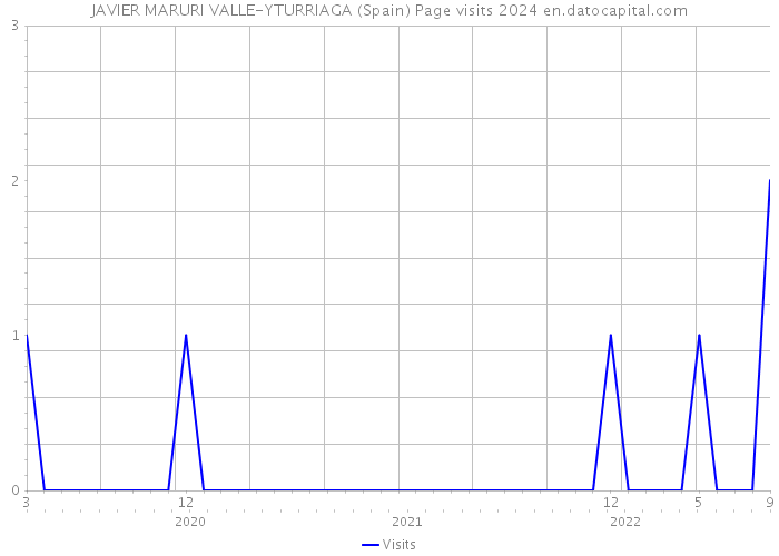 JAVIER MARURI VALLE-YTURRIAGA (Spain) Page visits 2024 