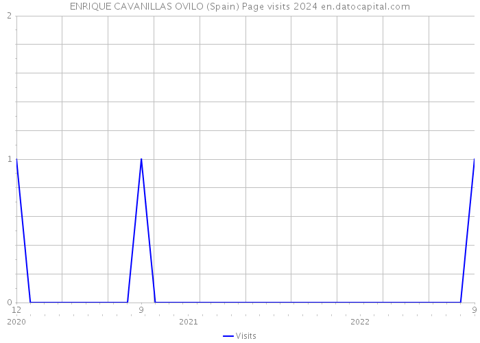 ENRIQUE CAVANILLAS OVILO (Spain) Page visits 2024 