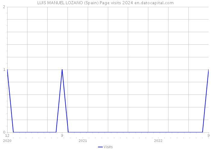 LUIS MANUEL LOZANO (Spain) Page visits 2024 