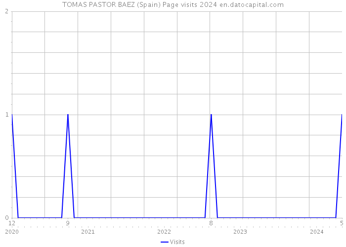 TOMAS PASTOR BAEZ (Spain) Page visits 2024 