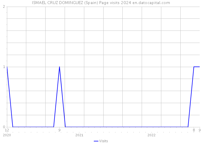 ISMAEL CRUZ DOMINGUEZ (Spain) Page visits 2024 