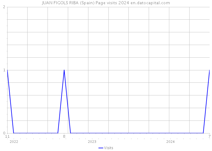 JUAN FIGOLS RIBA (Spain) Page visits 2024 