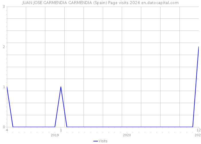 JUAN JOSE GARMENDIA GARMENDIA (Spain) Page visits 2024 