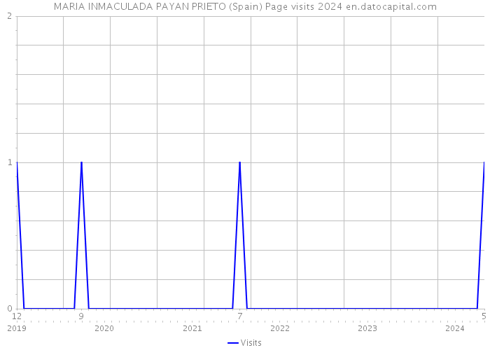 MARIA INMACULADA PAYAN PRIETO (Spain) Page visits 2024 