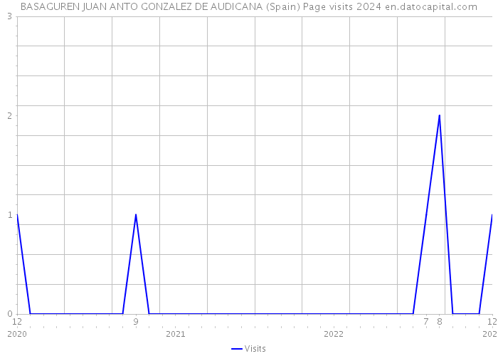 BASAGUREN JUAN ANTO GONZALEZ DE AUDICANA (Spain) Page visits 2024 