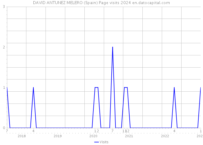 DAVID ANTUNEZ MELERO (Spain) Page visits 2024 