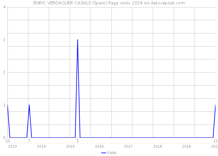 ENRIC VERDAGUER CASALS (Spain) Page visits 2024 