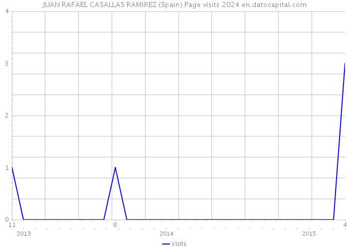 JUAN RAFAEL CASALLAS RAMIREZ (Spain) Page visits 2024 