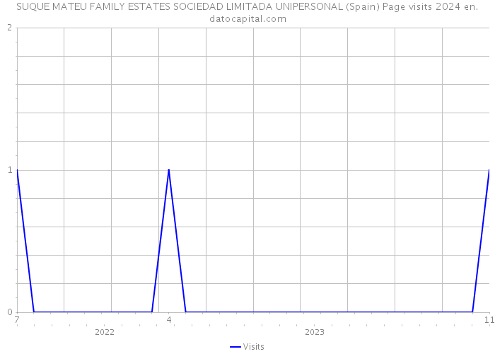 SUQUE MATEU FAMILY ESTATES SOCIEDAD LIMITADA UNIPERSONAL (Spain) Page visits 2024 