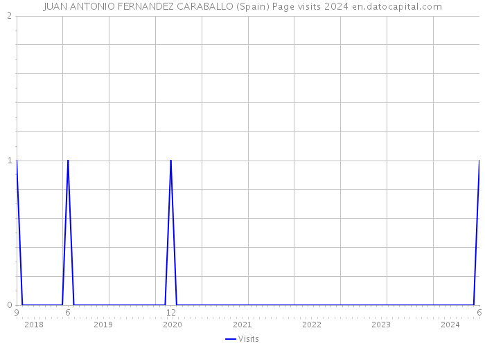 JUAN ANTONIO FERNANDEZ CARABALLO (Spain) Page visits 2024 