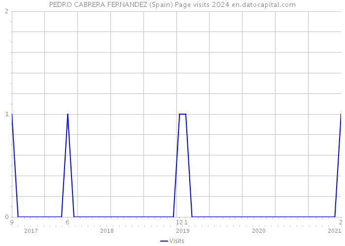 PEDRO CABRERA FERNANDEZ (Spain) Page visits 2024 