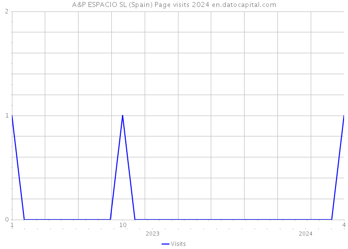 A&P ESPACIO SL (Spain) Page visits 2024 