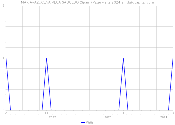 MARIA-AZUCENA VEGA SAUCEDO (Spain) Page visits 2024 