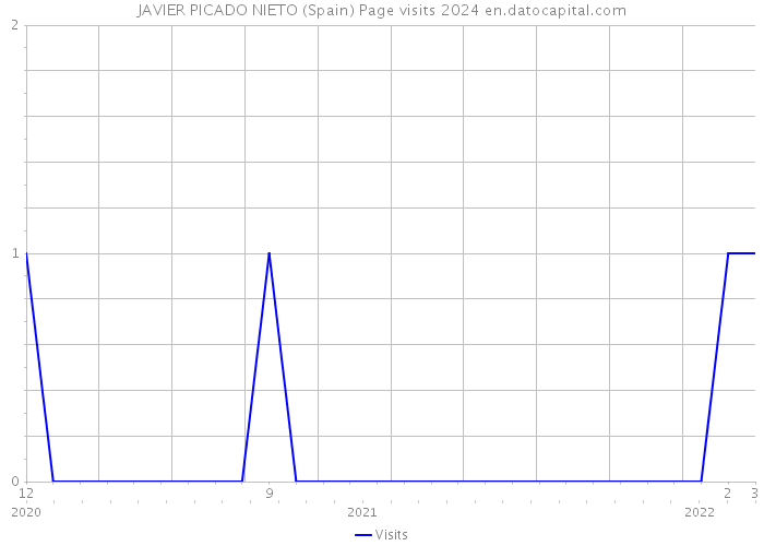 JAVIER PICADO NIETO (Spain) Page visits 2024 