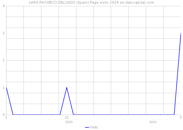 LARA PACHECO DELGADO (Spain) Page visits 2024 