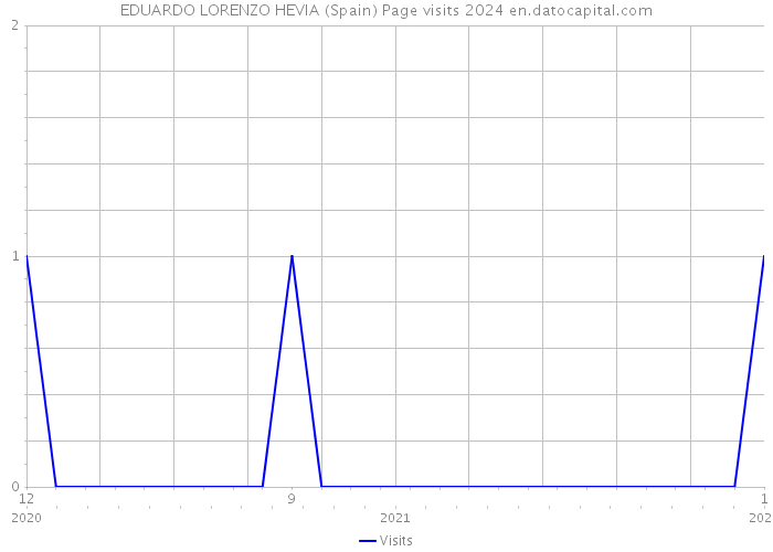 EDUARDO LORENZO HEVIA (Spain) Page visits 2024 