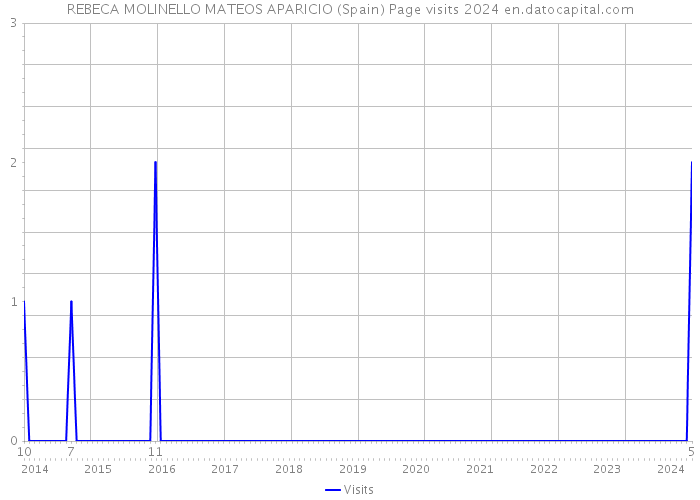 REBECA MOLINELLO MATEOS APARICIO (Spain) Page visits 2024 