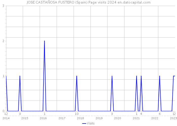 JOSE CASTAÑOSA FUSTERO (Spain) Page visits 2024 