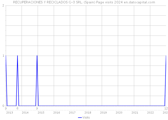 RECUPERACIONES Y RECICLADOS G-3 SRL. (Spain) Page visits 2024 
