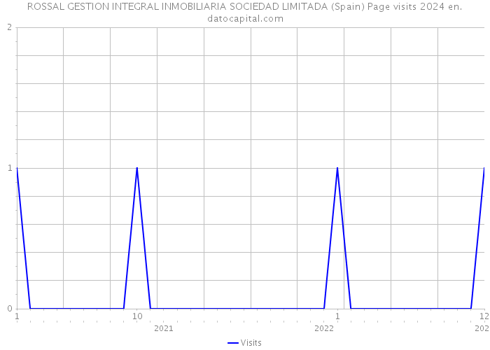 ROSSAL GESTION INTEGRAL INMOBILIARIA SOCIEDAD LIMITADA (Spain) Page visits 2024 