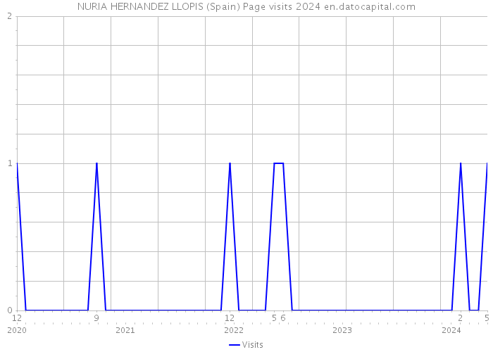 NURIA HERNANDEZ LLOPIS (Spain) Page visits 2024 