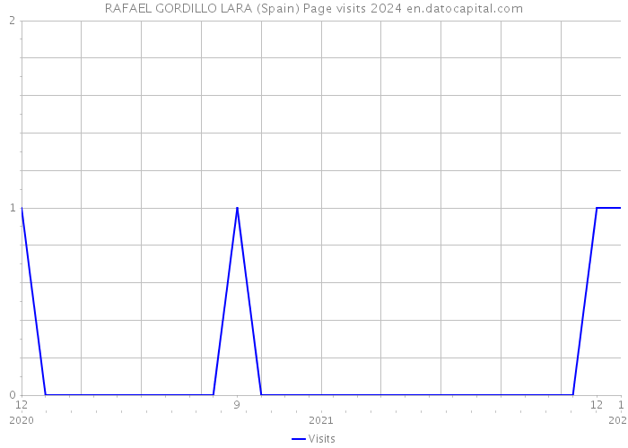RAFAEL GORDILLO LARA (Spain) Page visits 2024 